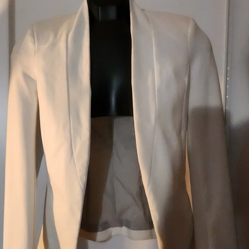 TWIK white collarless blazer *NWT*